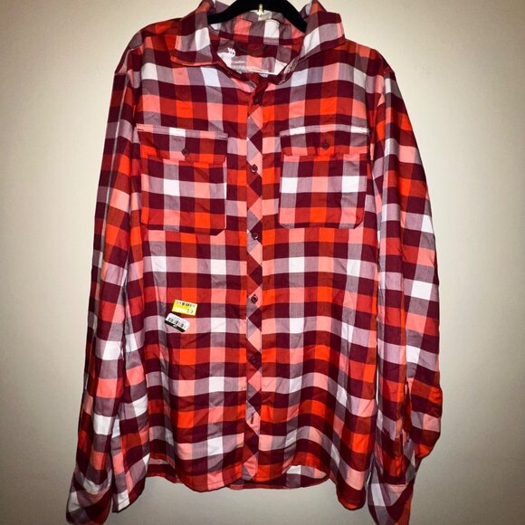 all in motion Other - All In Motion Red & Black Checkered Long Sleeve Shirt‎ Size L